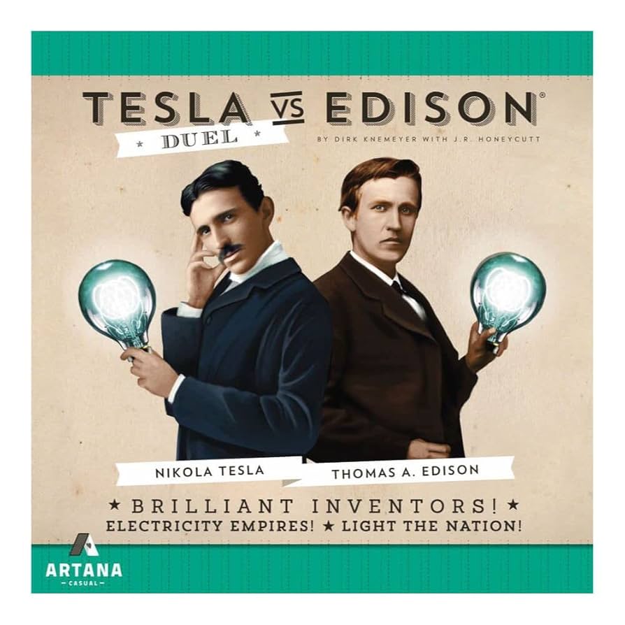【テスラvsエジソン】ボードゲーム Amazon.co.jp: Genius Games Tesla vs エジソン:デュエル : おもちゃ